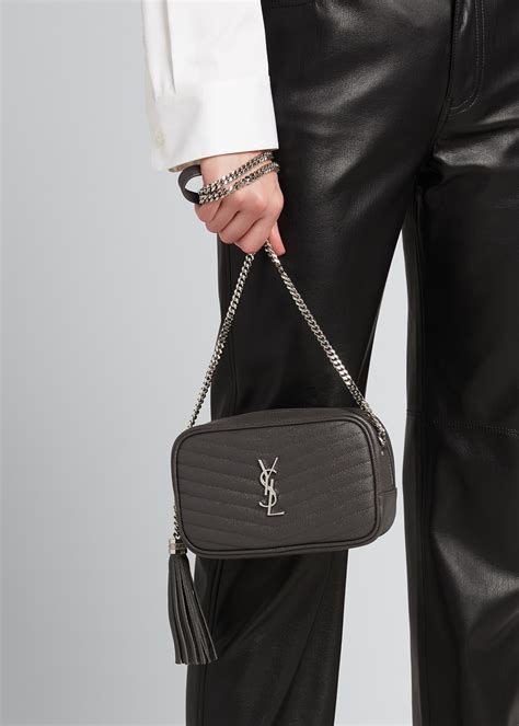 ysl mini lou marble pink|SAINT LAURENT Lambskin Monogram Small Lou Camera Bag .